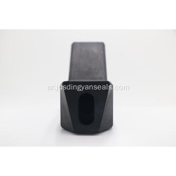 EPDM O-type andlique angle rubber end piece end